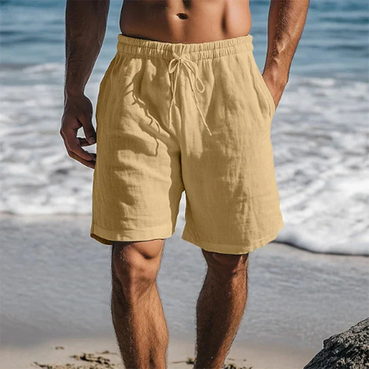 Lightweight Quick-Dry Swim Shorts Men’s Drawstring Waist