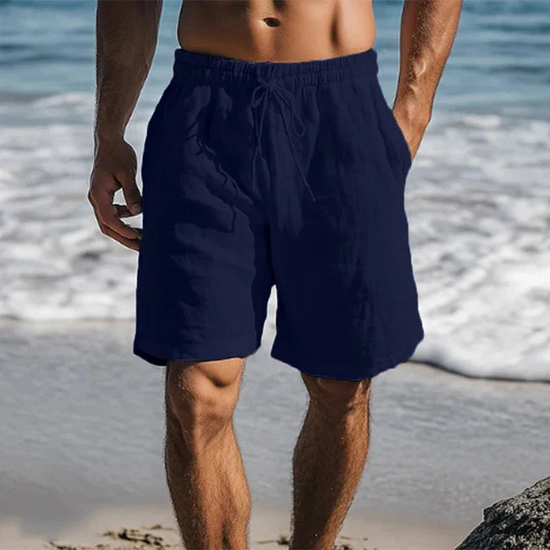Lightweight Quick-Dry Swim Shorts Men’s Drawstring Waist