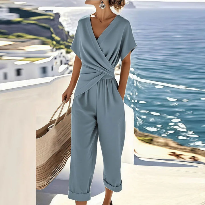 Women’s Elegant Two-Piece Set | Cropped
