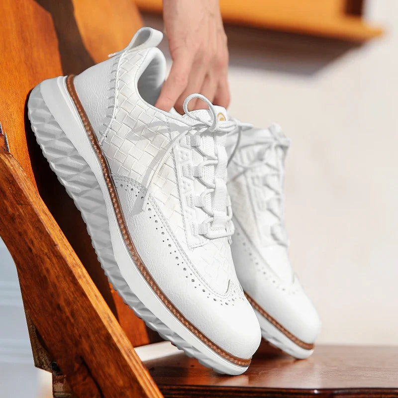 Classic Low-Top Leather Sneakers