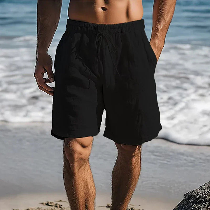 Lightweight Quick-Dry Swim Shorts Men’s Drawstring Waist