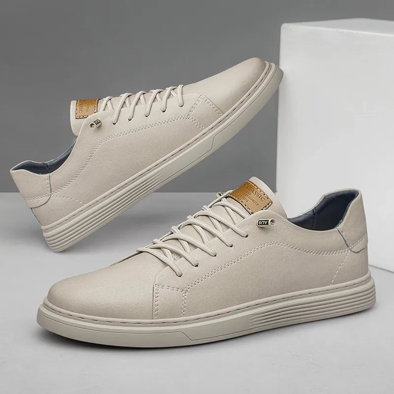 Men’s Comfortable Sneakers Lace Up Low Top