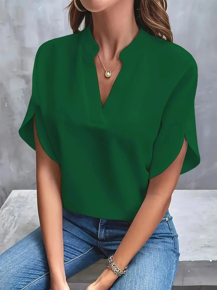 Women's Sophisticated V-Neck Blouse