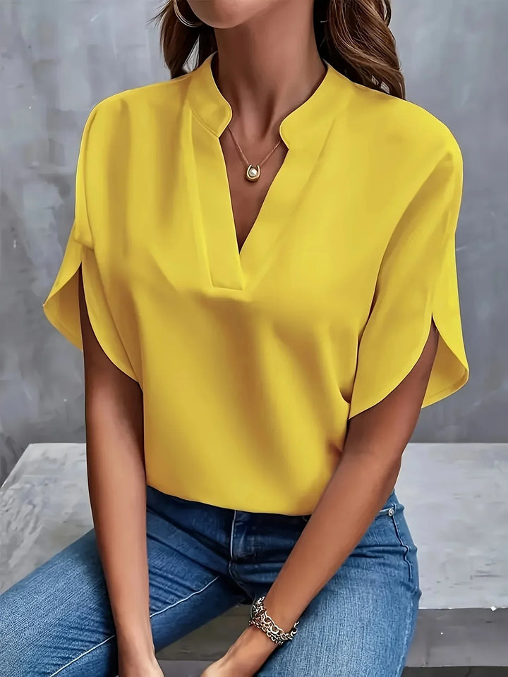 Women's Sophisticated V-Neck Blouse