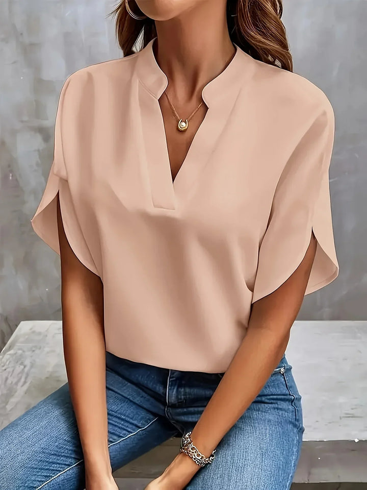 Women's Sophisticated V-Neck Blouse