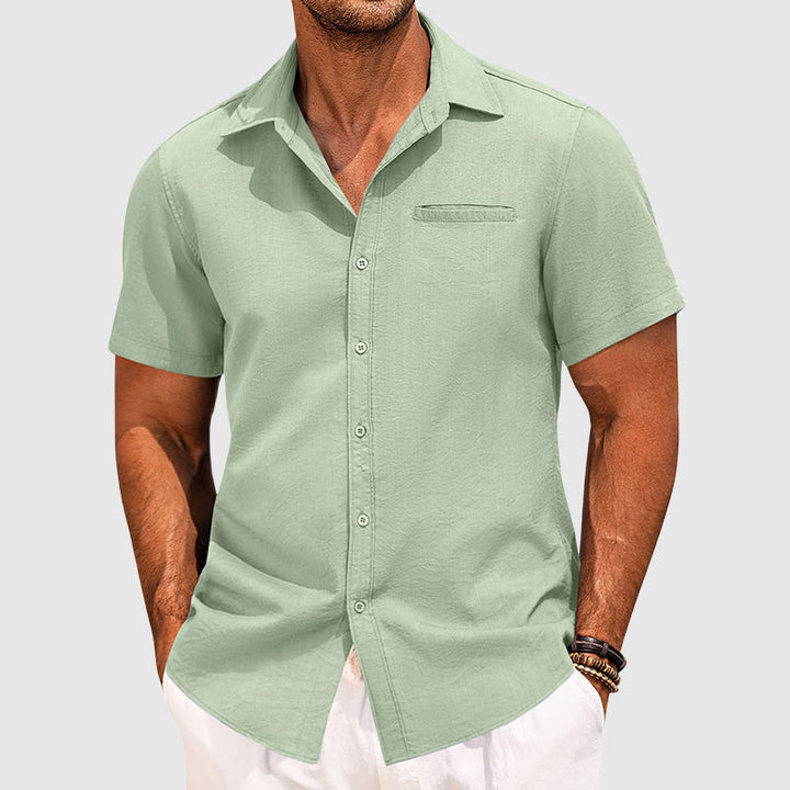 Summer Shirt | Men's Short Sleeve Button Up