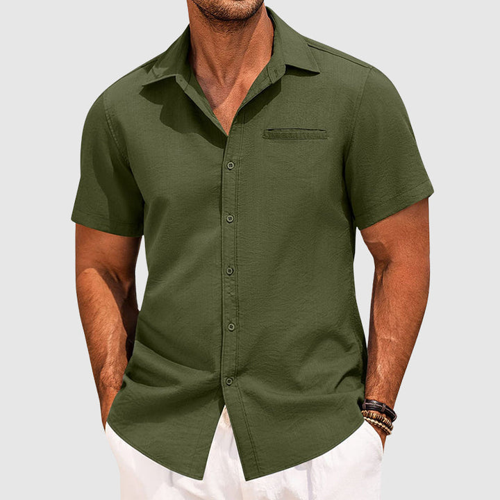 Summer Shirt | Men's Short Sleeve Button Up