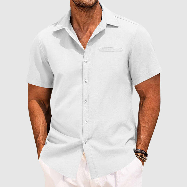 Summer Shirt | Men's Short Sleeve Button Up