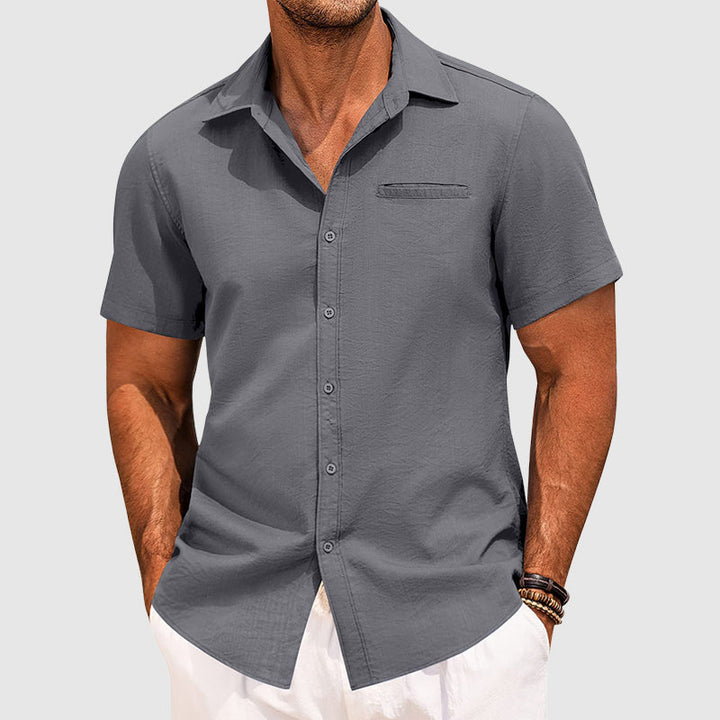 Summer Shirt | Men's Short Sleeve Button Up