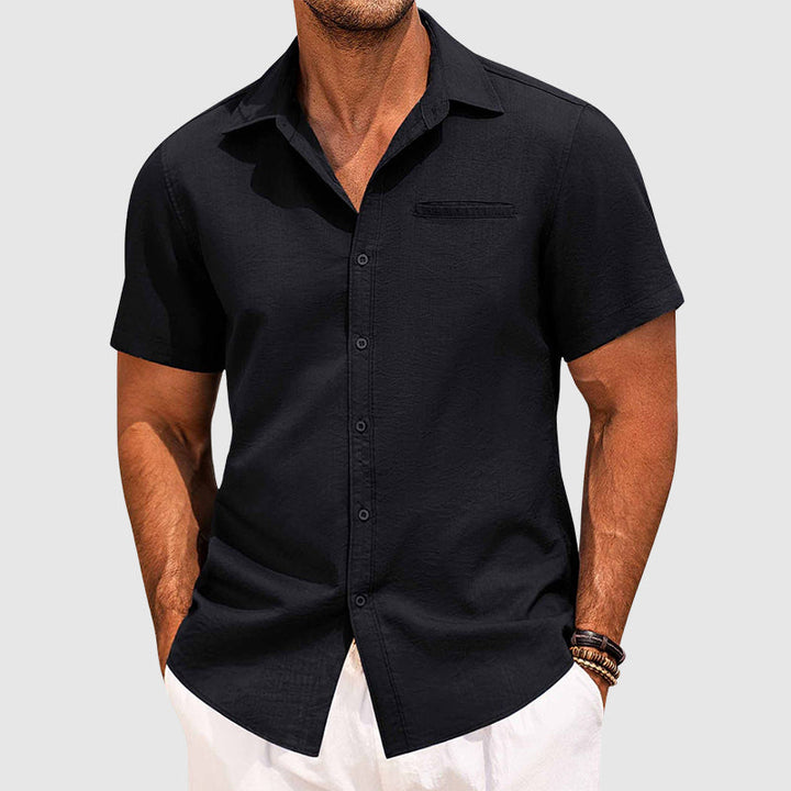 Summer Shirt | Men's Short Sleeve Button Up