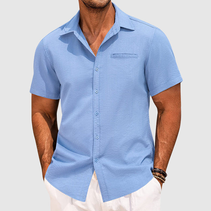 Summer Shirt | Men's Short Sleeve Button Up