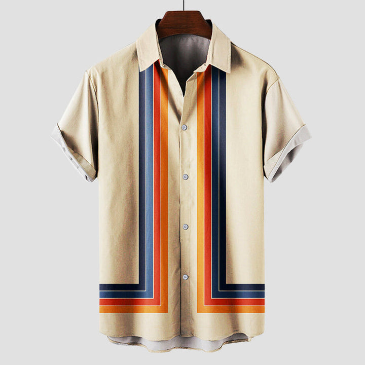 Retro Shirt | Men's Short Sleeve Striped