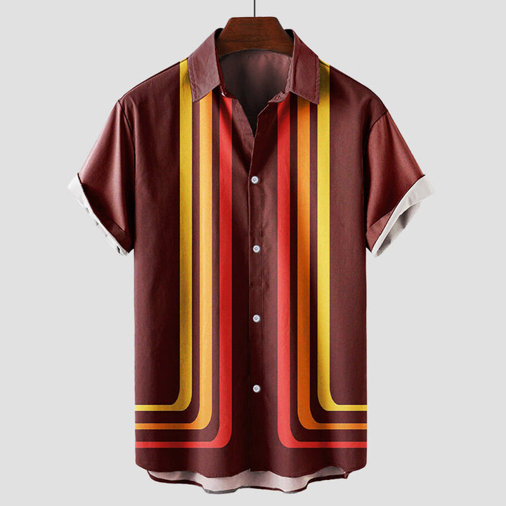 Retro Shirt | Men's Short Sleeve Striped