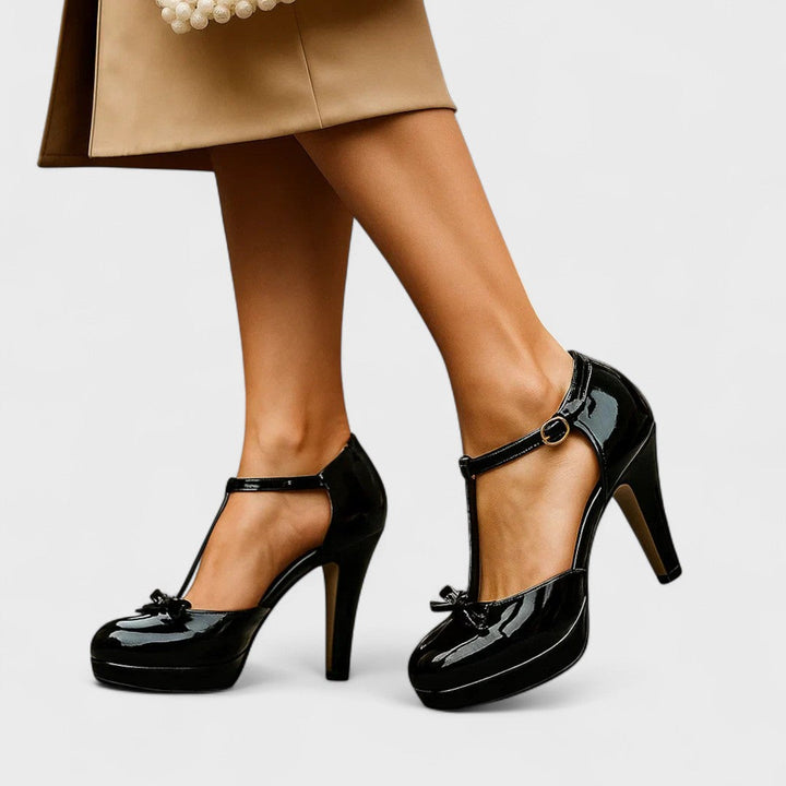Women’s Comfortable Heels | T Bar Platform