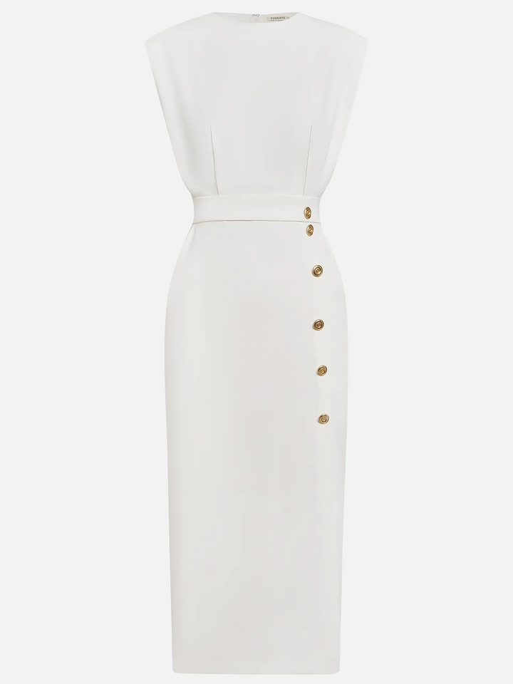 Women's Elegant Charm Effortless Midi Dress