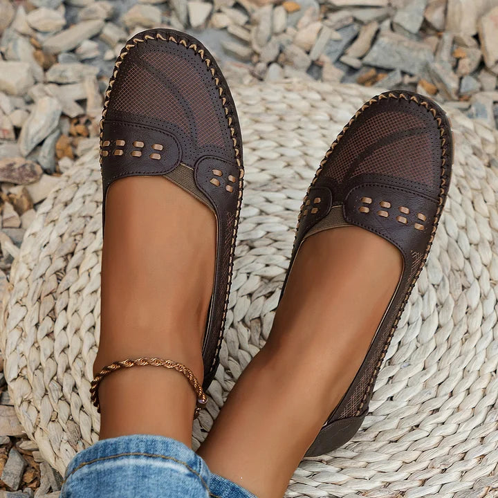 Women's Loafers | Perforated Slip On