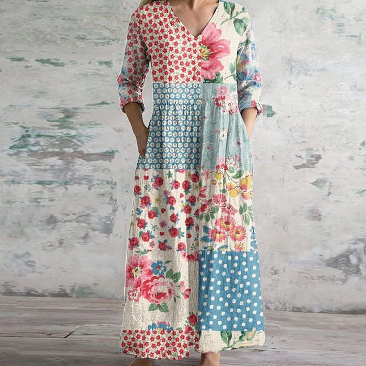 Women's Elegant Retro Maxi Dress