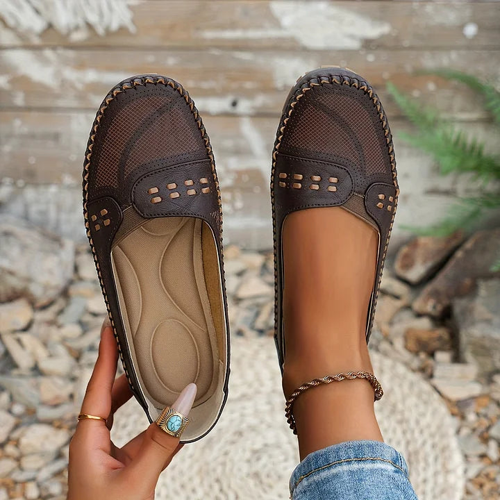 Women's Loafers | Perforated Slip On