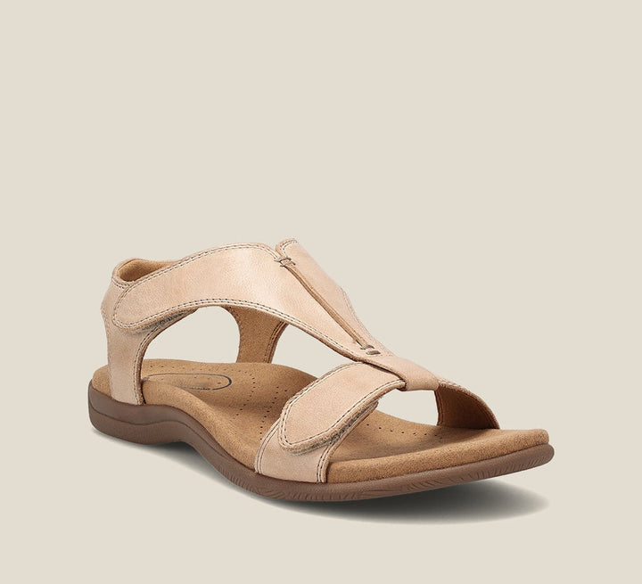 Women’s Adjustable T-Strap Leather Sandals