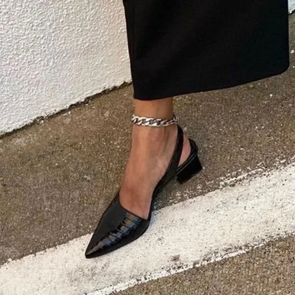 Women’s Slingback Pumps | Block Heel