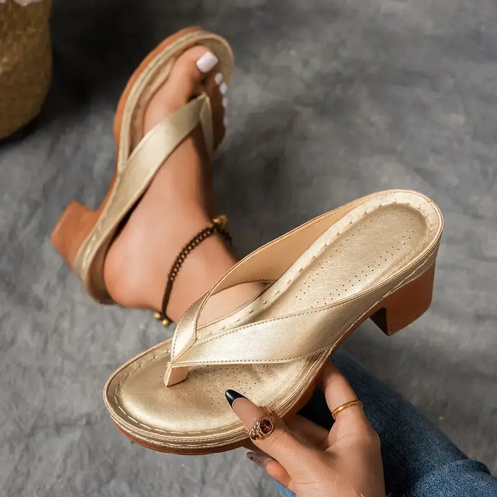 Women's Orthopedic Heeled Slippers