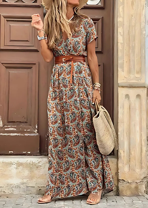 Women's Boho Dress | Short Sleeve