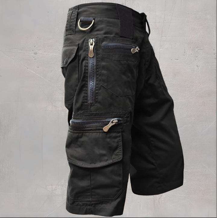 Cargo Shorts Men’s Zip Pocket