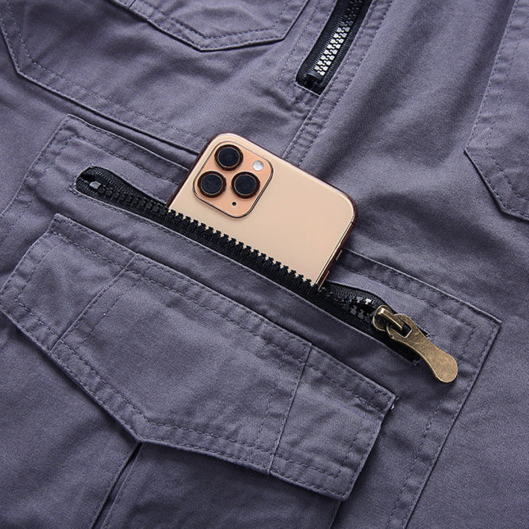 Cargo Shorts Men’s Zip Pocket