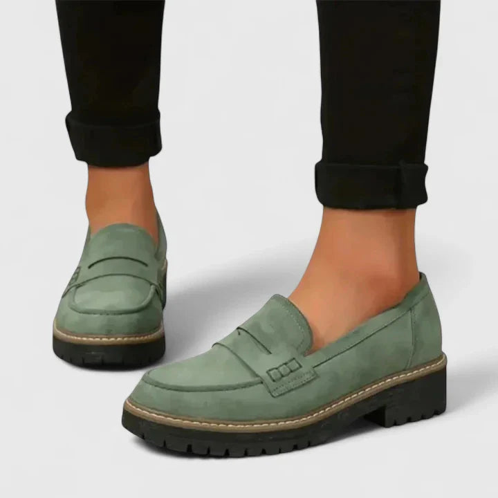 Women's Orthopedic Penny Loafers | Lug Sole