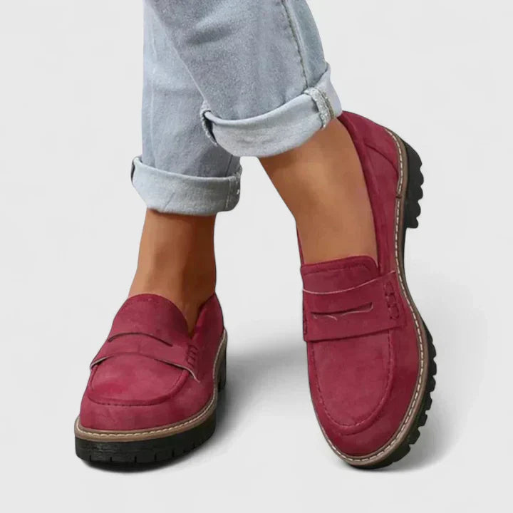 Women's Orthopedic Penny Loafers | Lug Sole