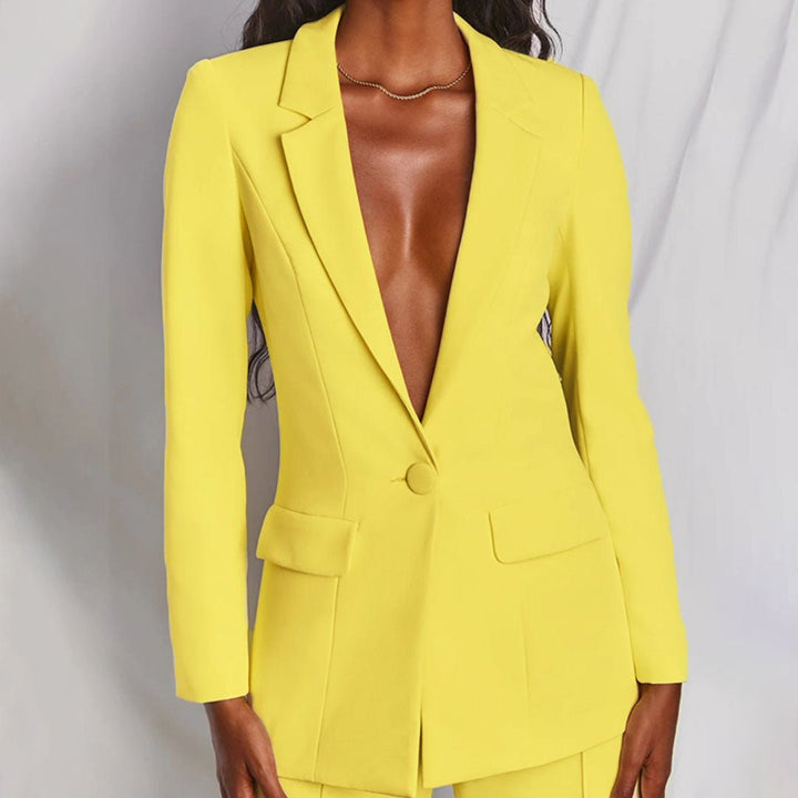 Women’s Chic Blazer and Trousers Set