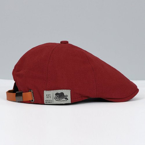 Men's Adjustable Flat Top Beret | Modern Structured Fit Hero