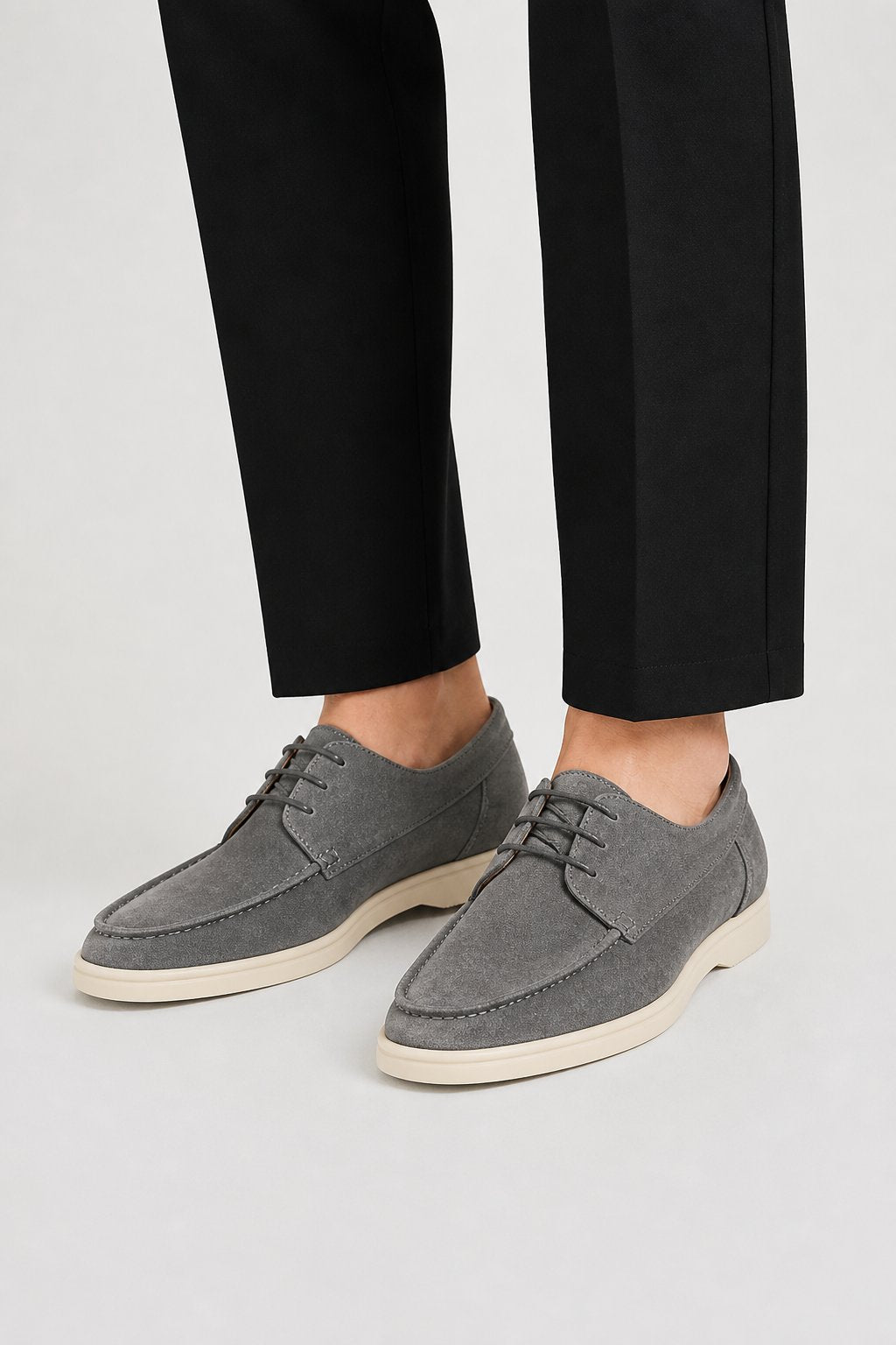 Men's Apron Toe Oxford Lace Loafers | Refined Smart Fit Detail