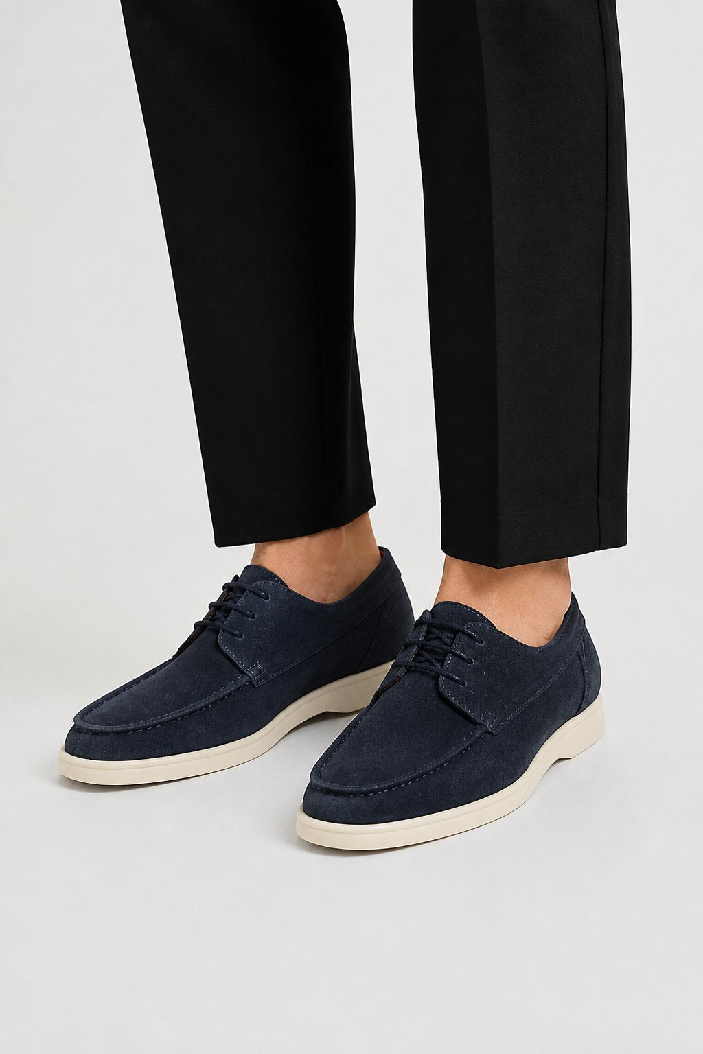 Men's Apron Toe Oxford Lace Loafers | Refined Smart Fit Hero