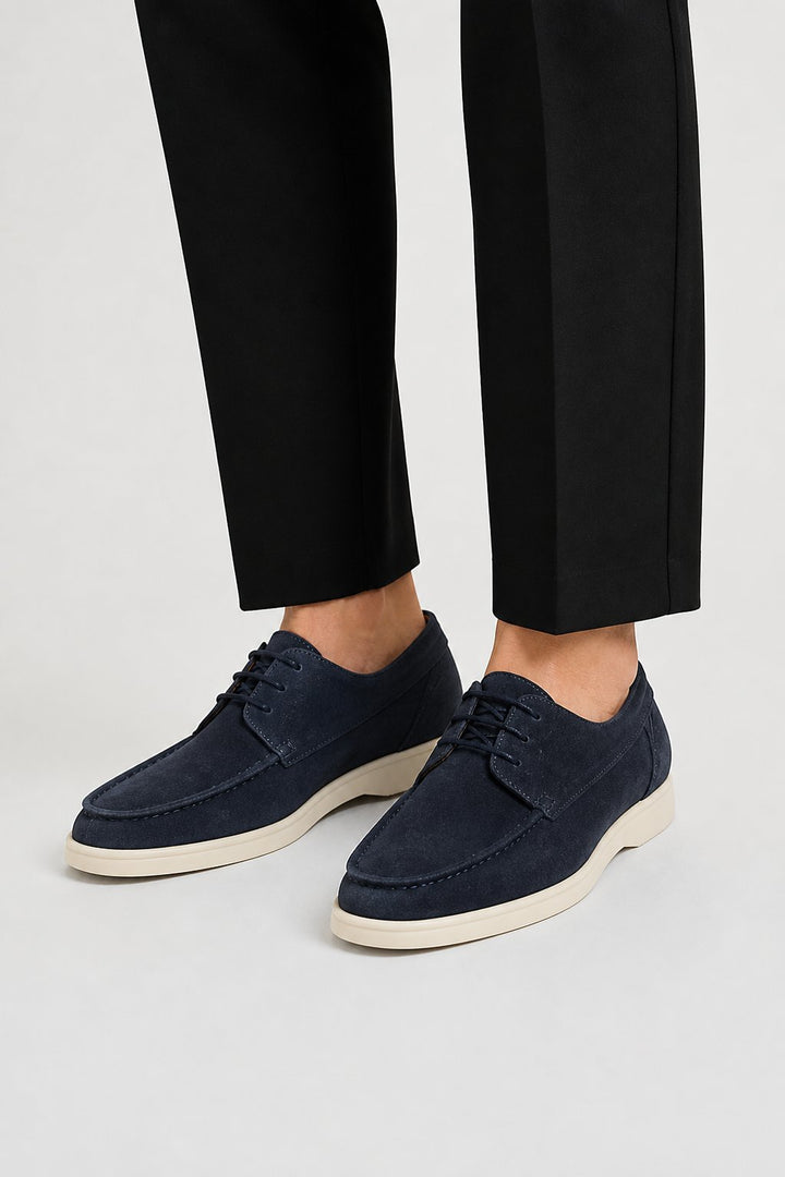 Men's Apron Toe Oxford Lace Loafers | Refined Smart Fit Hero