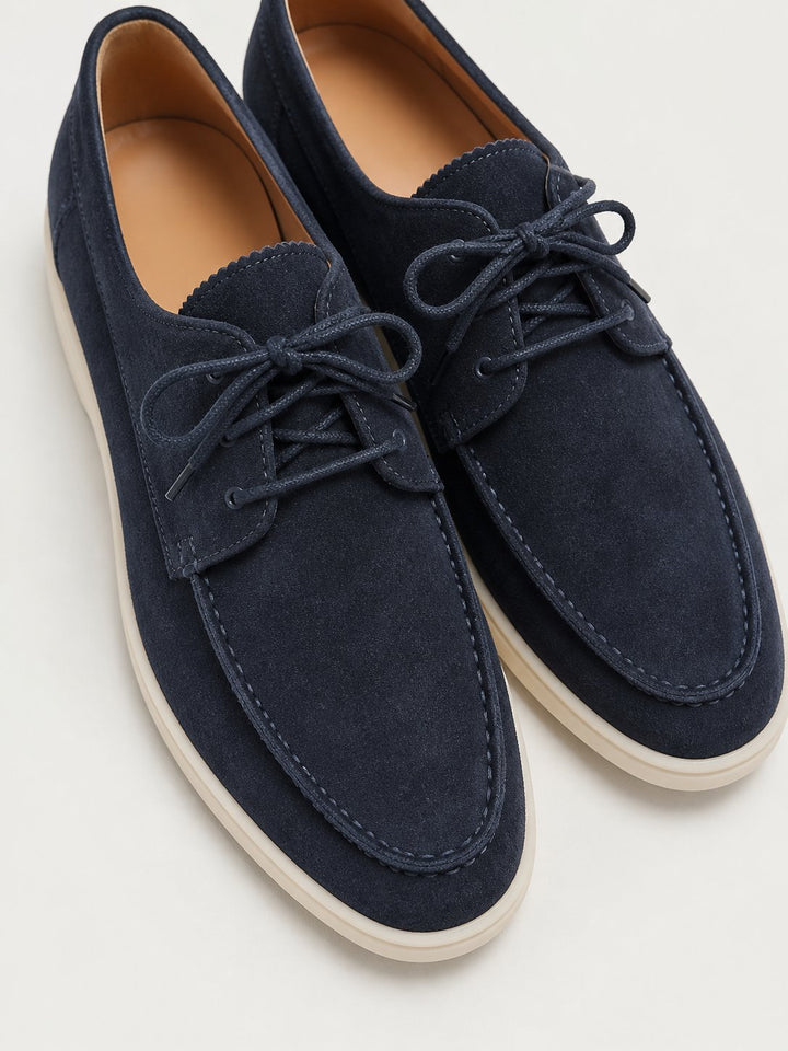Men's Apron Toe Oxford Lace Loafers | Refined Smart Fit Lifestyle