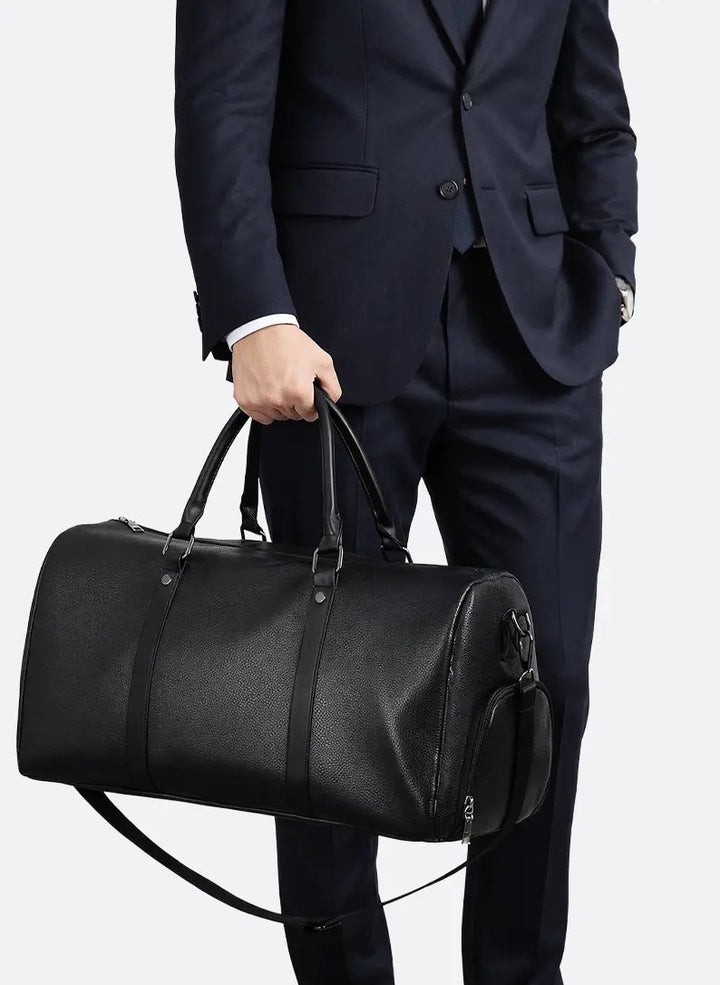 Men's Barrel Gym and Travel Duffel Bag | Multi-Compartment Carry All Hero