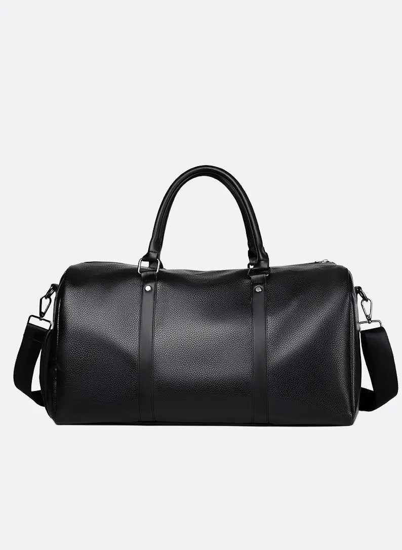 Men's Barrel Gym and Travel Duffel Bag | Multi-Compartment Carry All Side