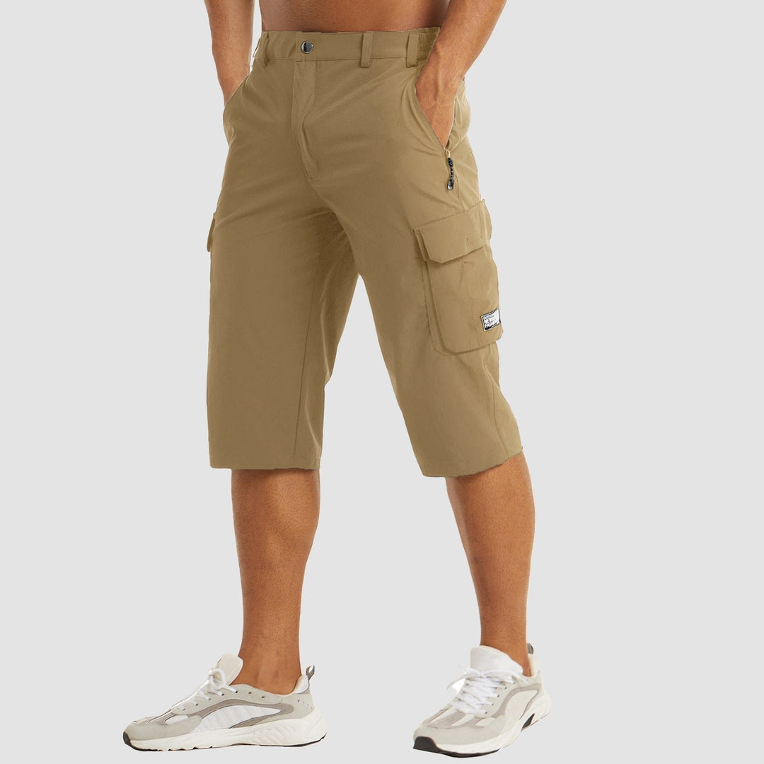 Men's Below Knee Stretch Fit Cargo Shorts Hero