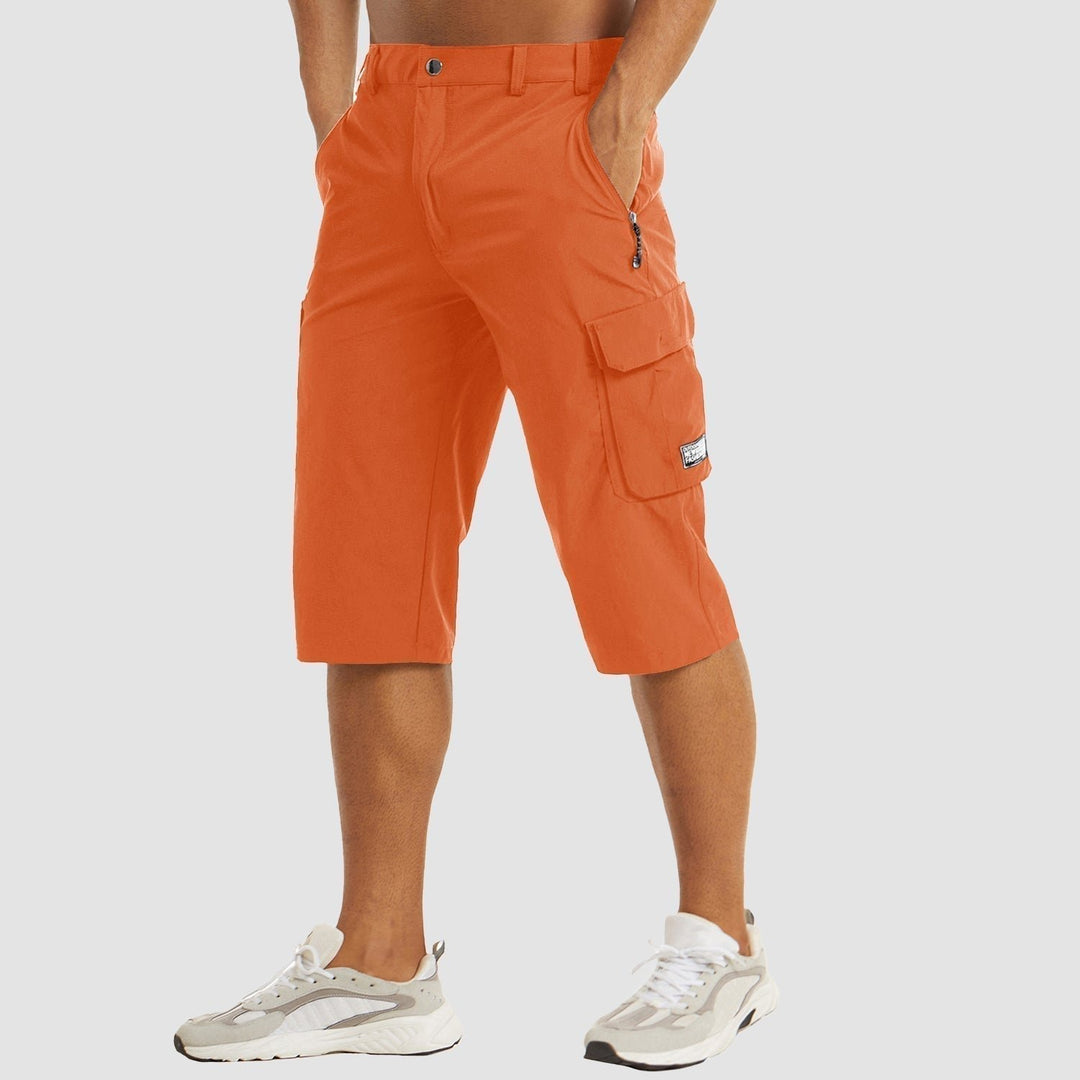 Men's Below Knee Stretch Fit Cargo Shorts Lifestyle