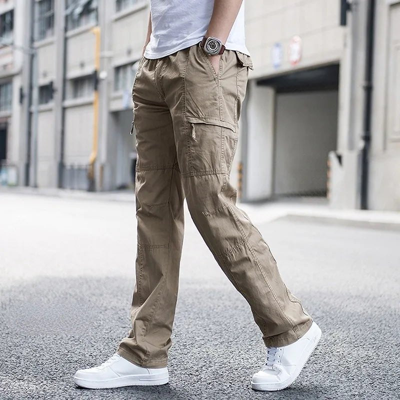 Men's Cargo Trousers | Relaxed Fit with Side Pockets Lifestyle