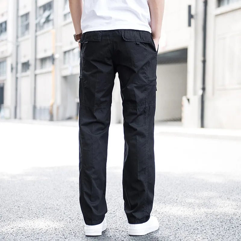 Men's Cargo Trousers | Relaxed Fit with Side Pockets Side