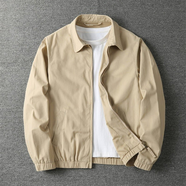 Men's Casual Zip Up Jacket with Elasticated Cuffs Hero