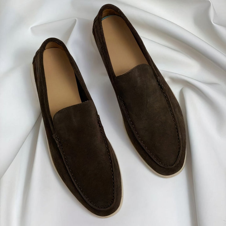 Men's Classic Everyday Loafers | Slip On Comfort Fit Angle