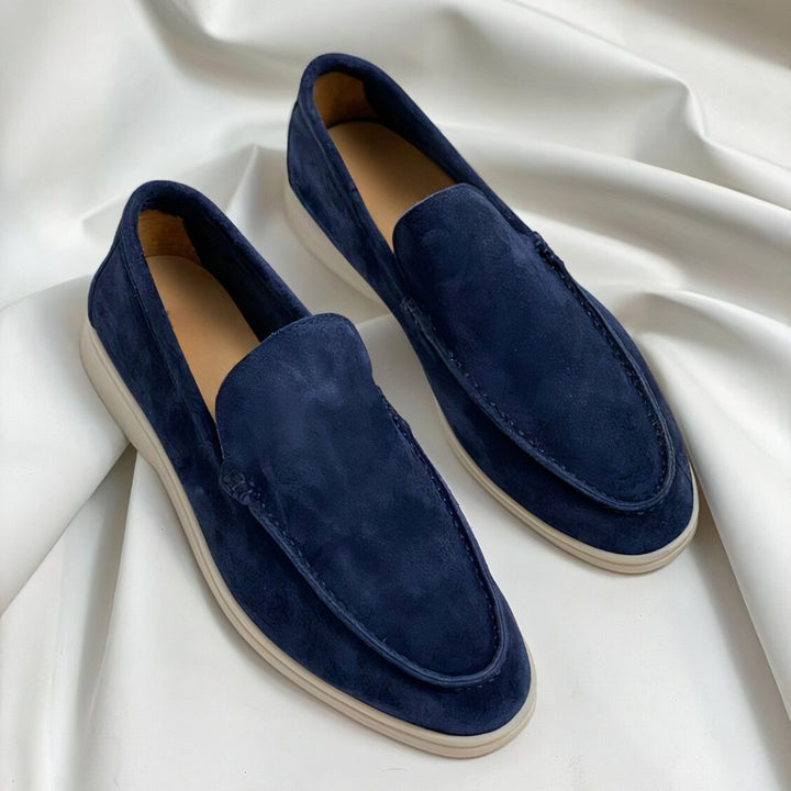 Men's Classic Everyday Loafers | Slip On Comfort Fit Back