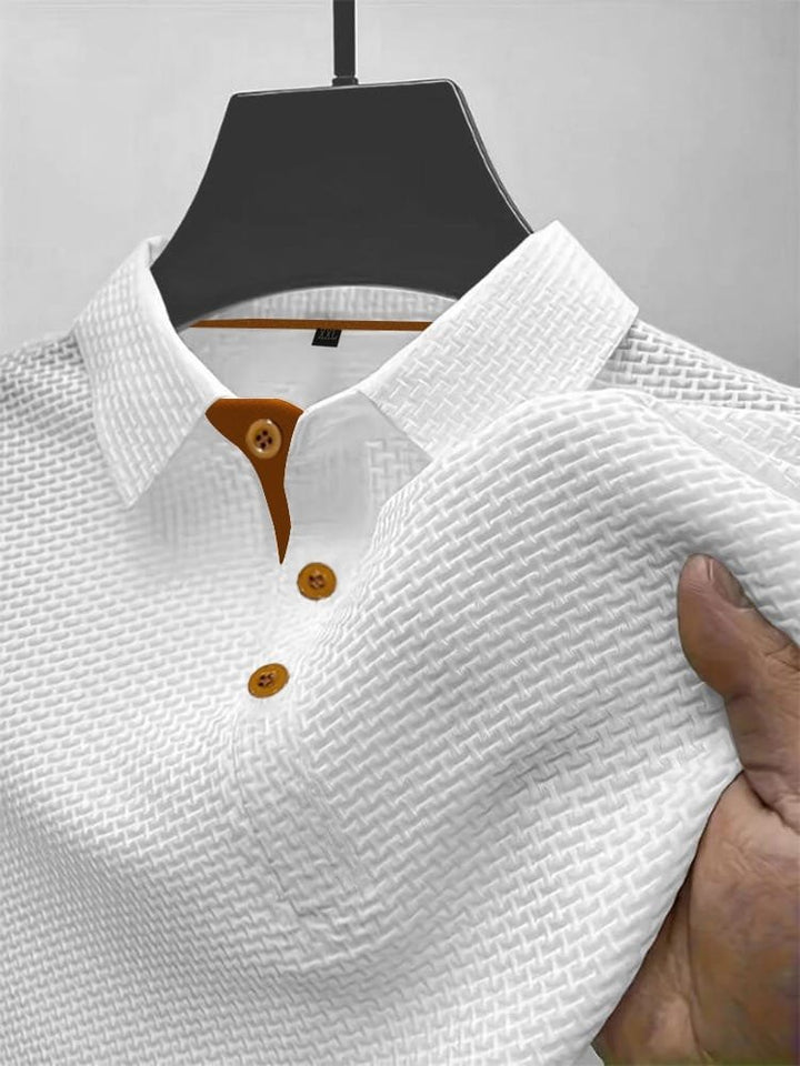 Men's Classic Knitted Polo Shirt Hero