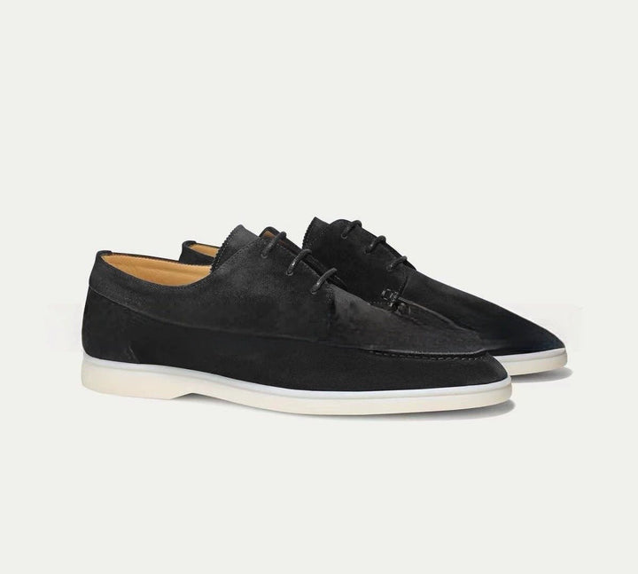 Men's Classic Loafer Shoes | Suede Slip On Leather Close Up