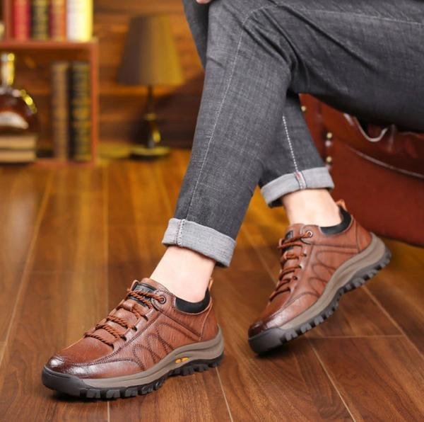 Men's Classic Orthopedic Shoes | Supportive Everyday Style Angle
