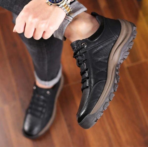 Men's Classic Orthopedic Shoes | Supportive Everyday Style Back