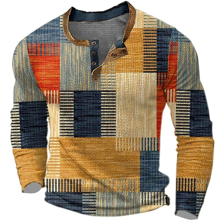 Men's Colorful Long Sleeve Shirt Hero